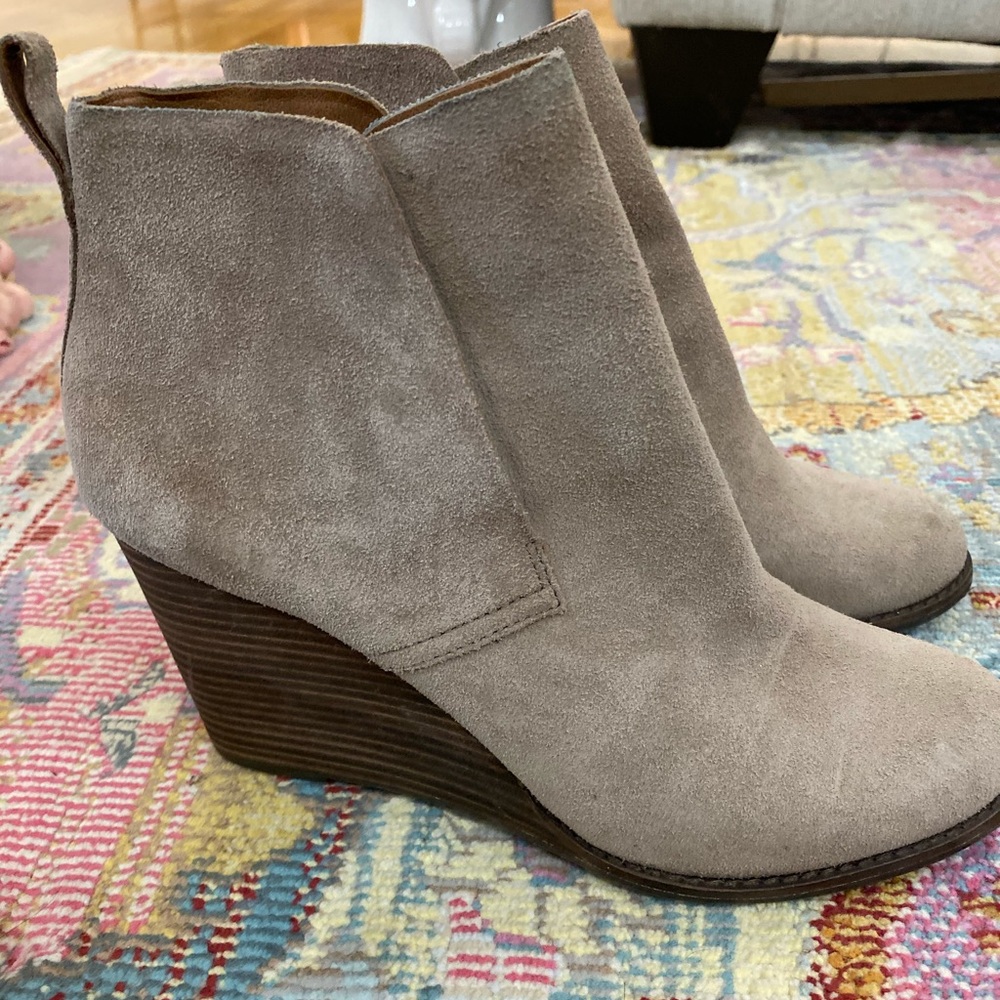 Lucky Brand Suede Booties